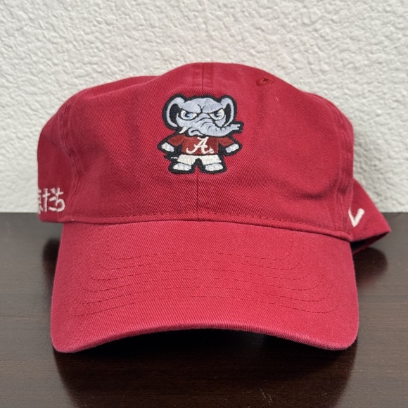 Alabama Crimson Tide Hat Cap Strap Back NCAA Football Tokyo-Dachi Mascot Zephyr - Picture 1 of 11